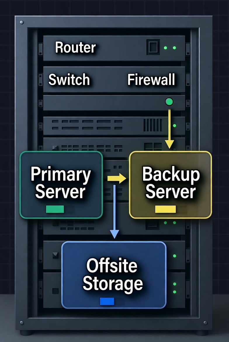 Backup server infrastructure