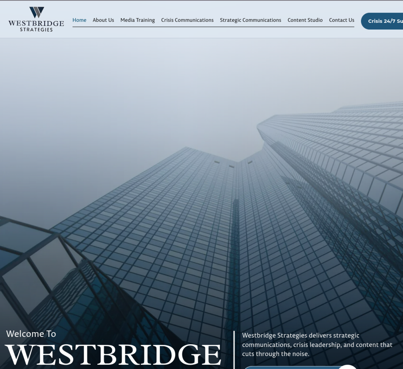 WestBridge Strategies website preview